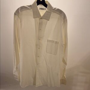 Loro Piana Cream Dress Shirt for Men